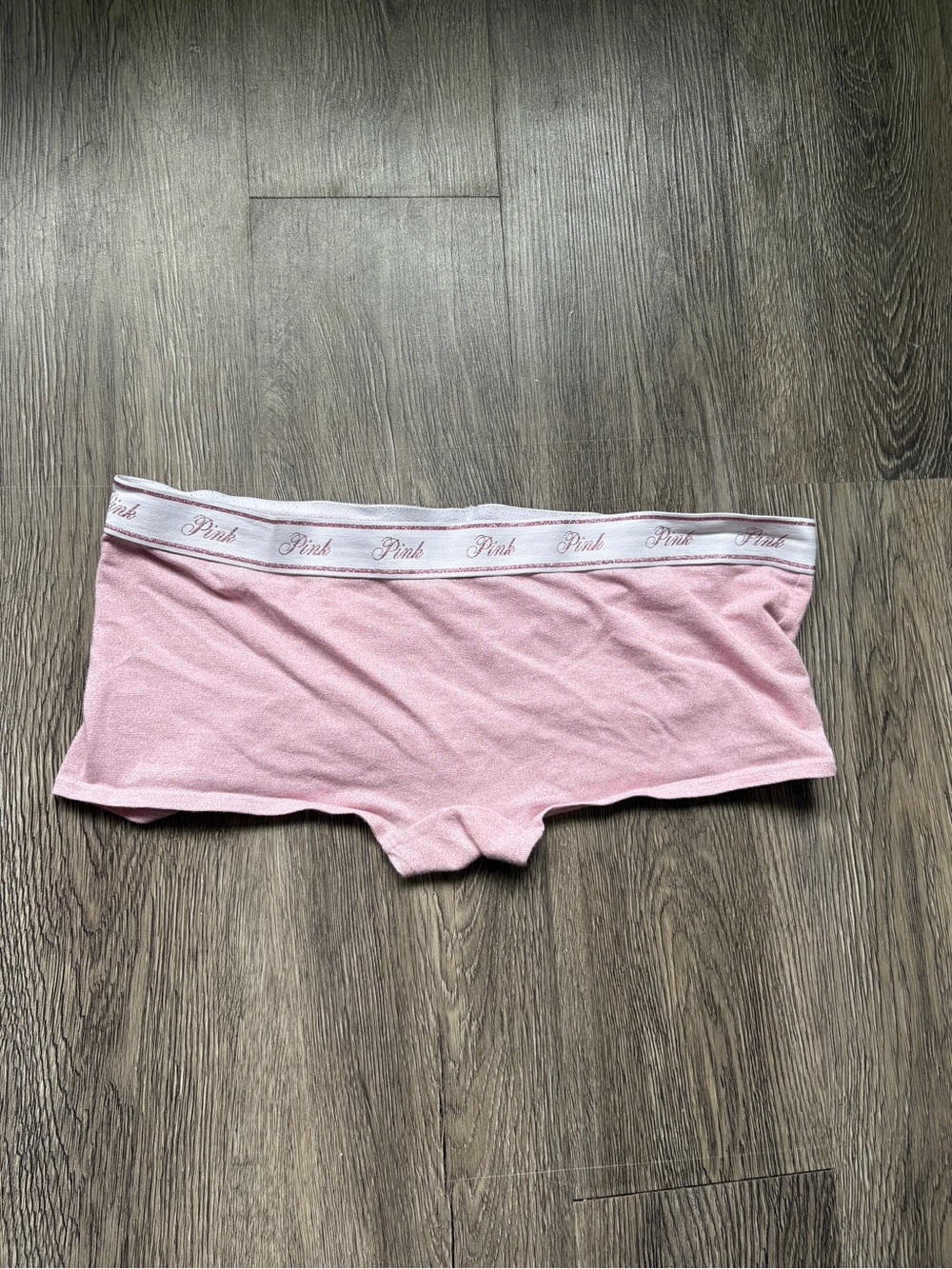 Victoria’s Secret PINK Light Pink Sparkly Micro Shorts | L